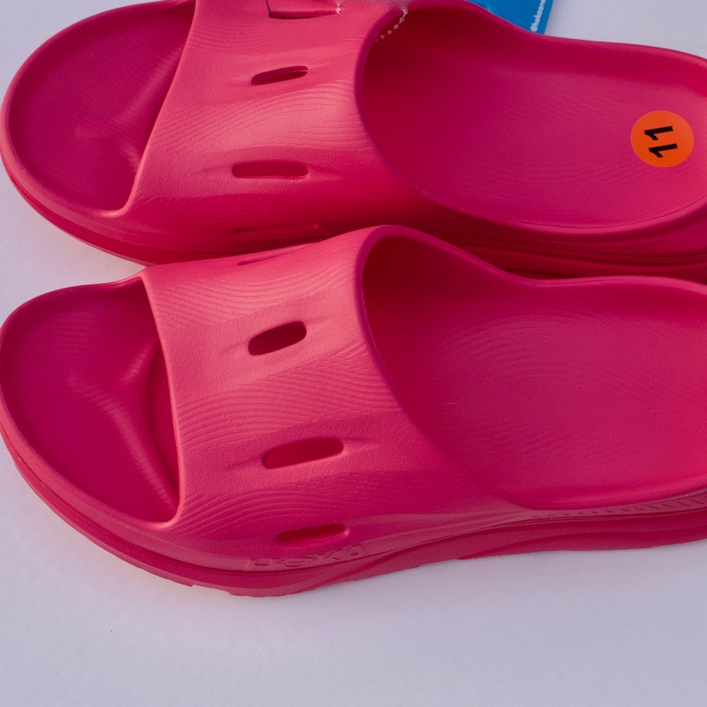 NEW HOKA ORA RECOVERY SLIDE 3 (M 11 - W 13) PINK YARROW